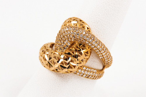 Yellow Gold Ring 21K, YGRING0103, Weight: 0g