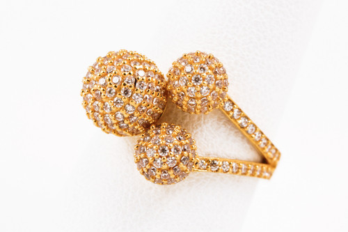 Yellow Gold Ring 21K, YGRING0104, Weight: 0g