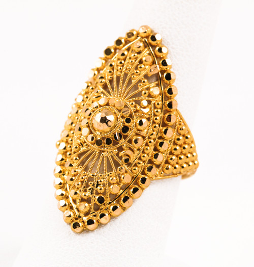 Yellow Gold Ring 21K, YGRING0150, Weight: 5.1g Yellow Gold Ring 21K, YGRING0150, Weight: 5.1g