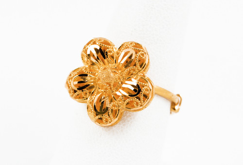 Yellow Gold Ring 21K, YGRING0158, Weight: 0g