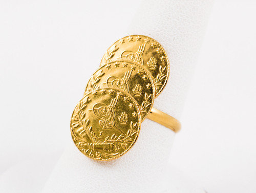 Yellow Gold Ring 21K, YGRING0169, Weight: 5.6g Yellow Gold Ring 21K, YGRING0169, Weight: 5.6g