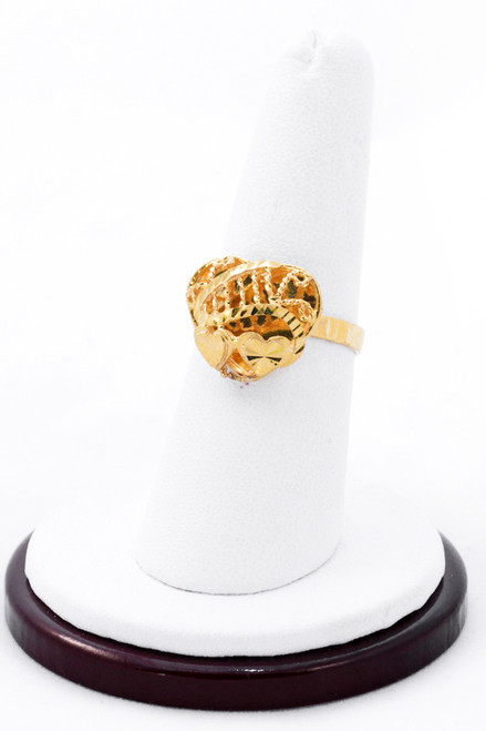 Yellow Gold Ring 21K, YGRING0201, Weight: 4.6g Yellow Gold Ring 21K, YGRING0201, Weight: 4.6g