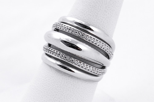 White Gold Ring, WGRING0020, Weight: 6.9