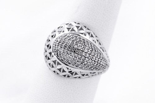 White Gold Ring, WGRING0024, Weight: 4.8