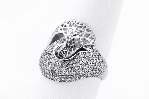 White Gold Ring, WGRING0025, Weight: 0