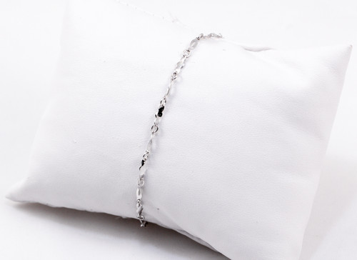 WHITE GOLD ANKLETS, 18K, WGANKL001, Weight: 2.8g