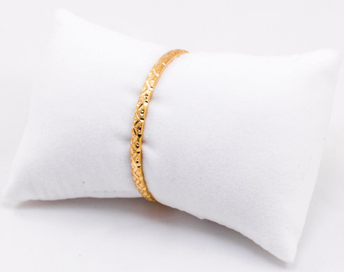 YELLOW GOLD BABY BANGLE, YGBABY003, 21K, Size: Baby, Weight: 5.5g YELLOW GOLD BABY BANGLE, YGBABY003, 21K, Size: Baby, Weight: 5.5g