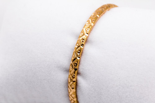 YELLOW GOLD BABY BANGLE, YGBABY003, 21K, Size: Baby, Weight: 5.5g YELLOW GOLD BABY BANGLE, YGBABY003, 21K, Size: Baby, Weight: 5.5g