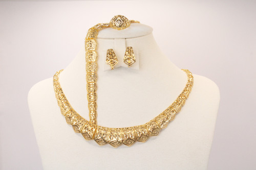YELLOW GOLD SET, YGSET21K076, Weight:57g