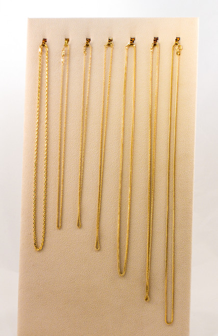 YELLOW GOLD CHAINS, YGCHAIN062, 21K, Size:Large Weight:0g
