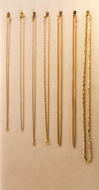 YELLOW GOLD CHAINS, YGCHAIN063, 21K, Size:Large Weight:0g