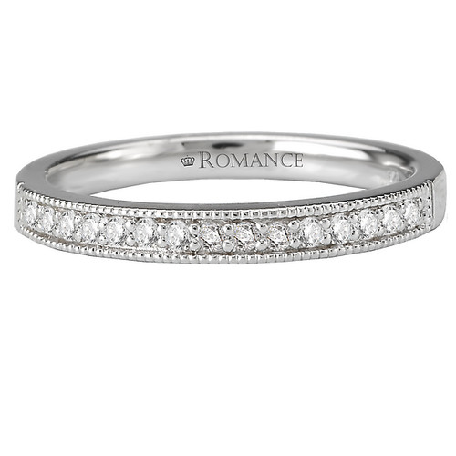 18KW ROMANCE BAND(117037) D1/7CTW MATCHES 117036 18KW ROMANCE BAND(117037) D1/7CTW MATCHES 117036