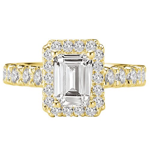 SPC* 18KY ROM EM HALO DIA SM  D7/8CTW,  FIT 7X5 EM