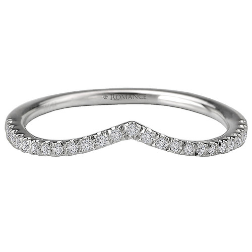 18KW ROM CURVED DIA BAND      D1/8CTW, MATCHES 117846 18KW ROM CURVED DIA BAND      D1/8CTW, MATCHES 117846