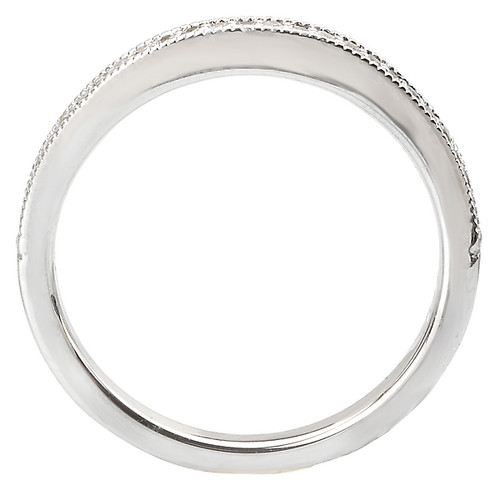 18KW ROM SLIGHT CURVE DIA BANDW/MLGN, D1/8CTW 18KW ROM SLIGHT CURVE DIA BANDW/MLGN, D1/8CTW