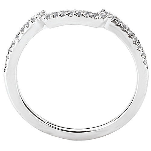 18KW ROM CURVED RD DIA BAND   D.14CT MATCHES 117275-100