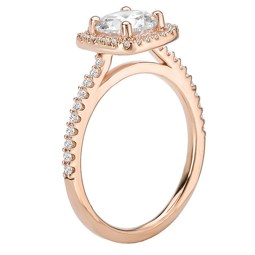 *SPC*18KR ROM CS DIA SEMI-MT  D1/4CTW, FIT 6.5MM RD