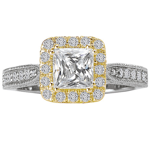 18KWY ROM SQ HALO MLGN DIA SM D1/2CTW, FIT 5.5MM PC