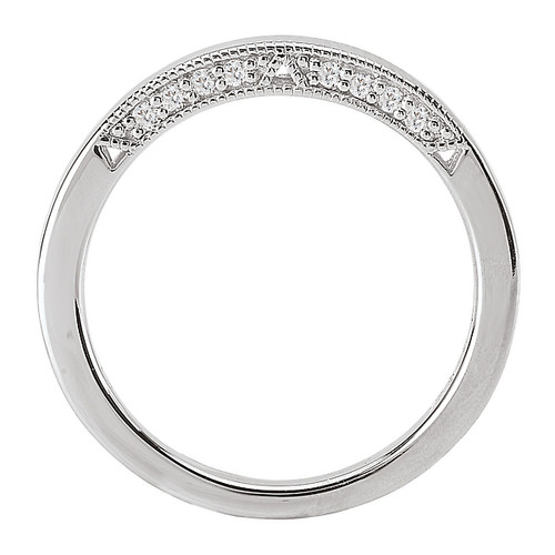 18KW ROM RD DIA BAND D.10CTW  MATCHES 117368-117372 18KW ROM RD DIA BAND D.10CTW  MATCHES 117368-117372