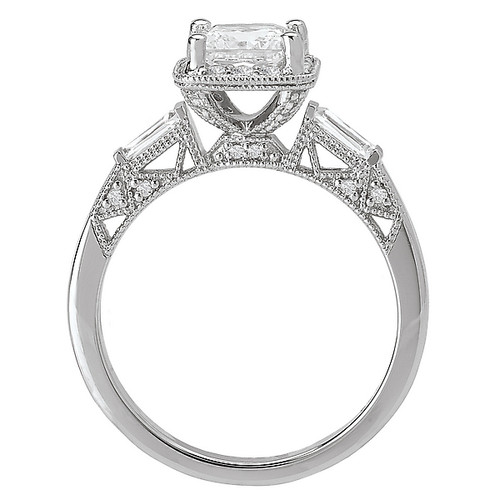 18KW RD/BGT DIA MLGN SEMI-MT  D3/8CTW, FITS 5.5MM PRI