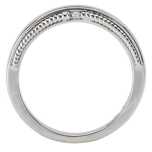 18KW ROM BAND RD DIA D.01CTW  MATCHES 117405,406,407-100