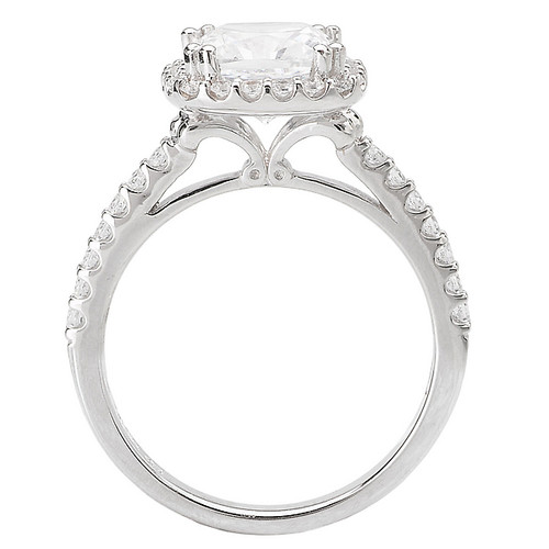 *SPC*18KW ROM CS HALO DIA     SEMI-MT, D1/4CTW, FIT 5MM CUSH