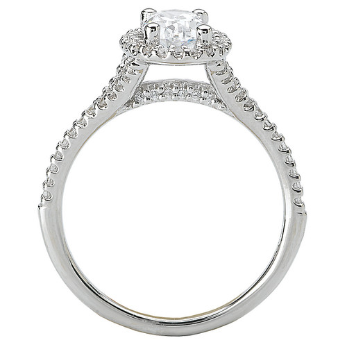 SPC* 18KW ROM OV HALO DIA SEMID1/4CTW, FIT 8X6MM OV,117424-W SPC* 18KW ROM OV HALO DIA SEMID1/4CTW, FIT 8X6MM OV,117424-W