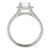 18KW ROM RD HALO DIA SEMI-MT  D1/5CTW, FIT 6.5MM RD,117424-W