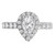 18KW ROM PS HALO DIA SEMI-MT  D3/4CT, FIT 8X5MM PS, 117053-W