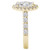 SPC* 18KY ROM MQ HALO DIA SEMID3/4CTW, FIT 10X5MM MQ