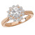 SPC ORD* 18K ROSE ROM DIA SEMI-MT,D1/3CTW, FIT 6.5MM RD