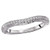 18KW ROM CURVED DIA BAND      ENGRV/MLGN, D.10CTW (118285)