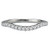 18KW ROM CURVED DIAMOND BAND  D1/4CTW, 18-SHARED PRG DIAS