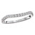 18KW ROM CURVED DIAMOND BAND  D1/4CTW, 18-SHARED PRG DIAS