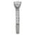 18KW ROM DIA SEMI-MT W/6.5MM  RD PEG, D3/8CTW, 117053-W