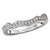 *SPC*18KW ROM DIA CURVED BAND ENGRV/MLGN, D.11CTW