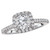 18KW ROM DIA CS HALO SEMI-MT  D1/4CT,FIT 6.5MM RD,117487-W