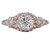 18KWR ROM DIA ENGRV/MLGN SEMI-D1/4CTW, FIT 6.5MM RD,117621-W