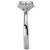 18KW ROM OV HALO PAVE DIA SEMID1/4CTW, FIT 7X5 OV, 117680-W