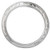 18KW CURVED CHNL SET DIA BAND W/ENGRAVING, D1/7CTW