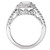 18KW ROM RD HALO DIA SEMI-MT  D1/3CTW, FIT 6.5MM RD,117880-W