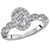18KW OV HALO MLGN DIA SEMI-MT D1/3CTW, FIT 7X5 OV, 117907-W