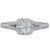 18KW CS HALO DIA/SAPH SEMI FIT5.5 CS,D1/2CT,S1/8CT, 117860-W