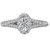 18KW OV HALO DIA/SAPH SEMI FIT7X5 OV,D1/2CT,S1/6CT, 117860-W