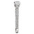 14KW 3-ROW CATHEDRAL SEMI-MT  D.38CTW, PEG HEAD