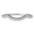 14KW ROM COM CURVED DIA BAND  D.10CTW