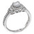 14KW ROM COM DIA MLGN ENG RINGD3/4CTW, INCL 3/8CT RD CTR
