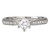 14KW ROM COM ENGAGEMENT RING  D.64CTW, INCL 3/8CT RD DIA