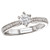 14KW ROM COM ENGAGEMENT RING  D.64CTW, INCL 3/8CT RD DIA