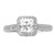 14KW DIA PAVE MLGN SEMI-MT    D1/4CT, FIT 4.4MM PC CTR